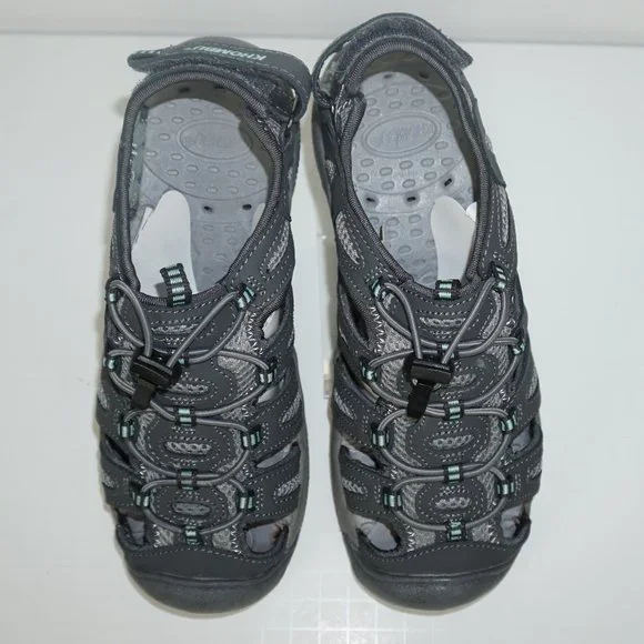 Khombu Womens River Bungee Sandals Size 8.5 Dark G - Picture 8 of 8